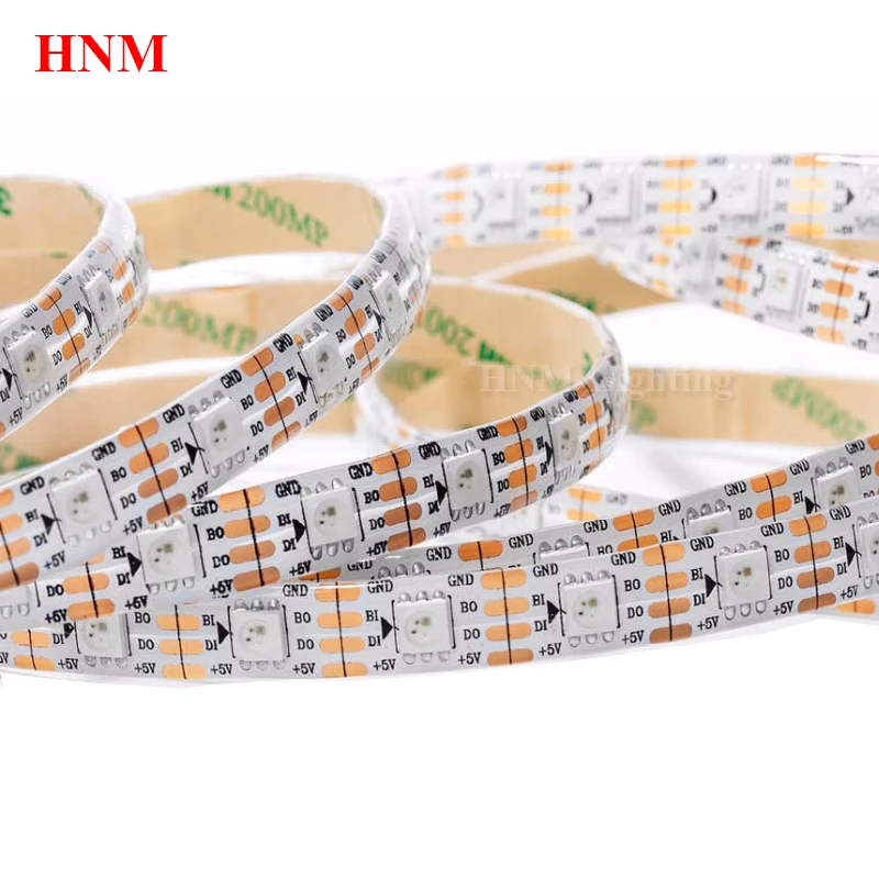 5 м 60 Светодиодный s/M RGB 5050 SMD WS2813 светодиодный полосы пикселей светильник неоновая