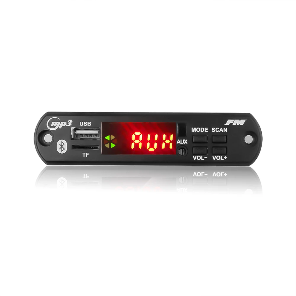 Универсальный Автомобильный Bluetooth MP3 WMA USB/TF/FM/AUX декодер плата 5 в 12 В аудио модуль