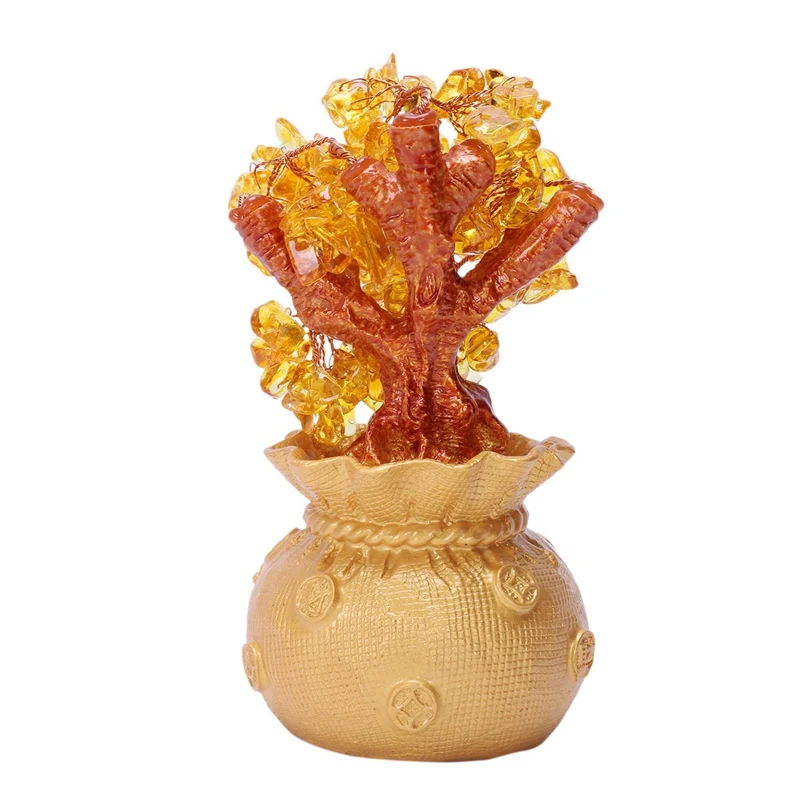 Мини Хрустальное дерево для денег фэн шуй традиционное богатство удачи домашний