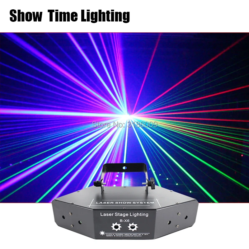 Лазерный луч диско светильник RGB лазерное шоу время лазерный проектор Dj DMX