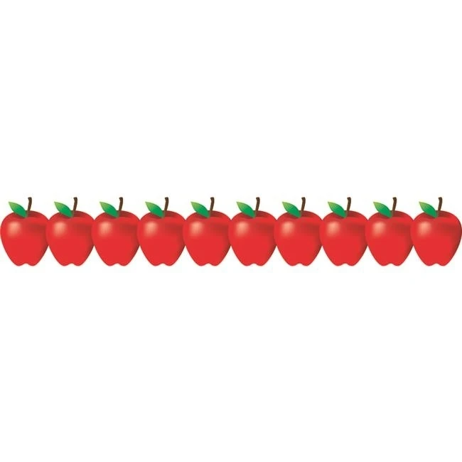 Hygloss Products Inc. HYG33648 красные яблоки границы|Наклейки на стену| |