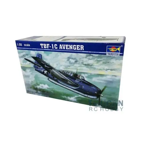 В наличии США Trumpeter 02233 1/32 масштаб TBF-1C Мститель пластик атака самолета Модель