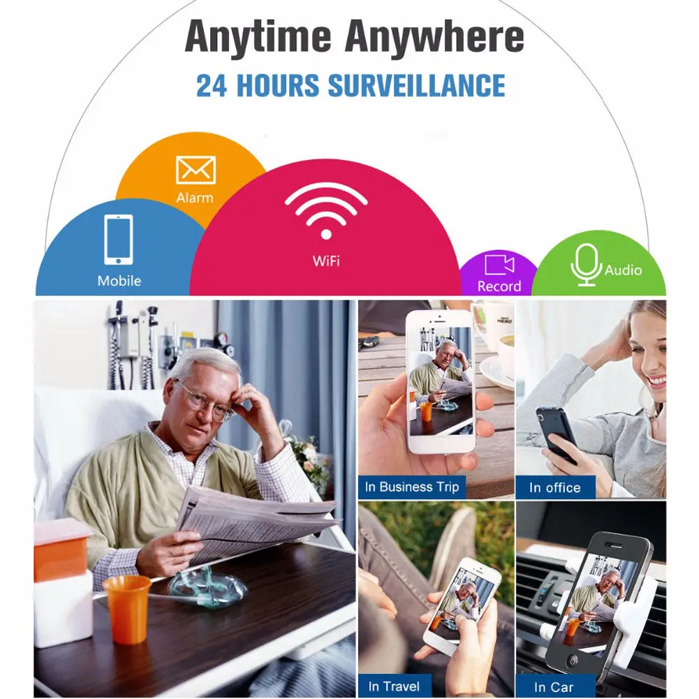 1080P беспроводная мини wi-fi IP-камера HD умная домашняя камера безопасности с ночным