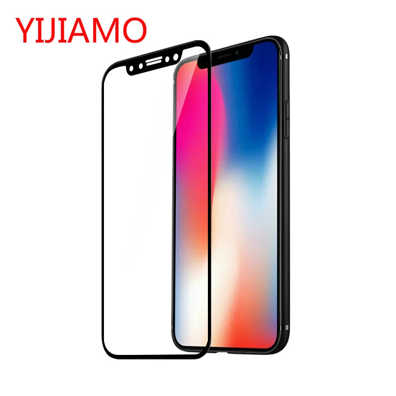 3D изогнутое закаленное стекло для iPhone XS Max XR X 8 Plus 7 6 6S 6Plus 9H защитная пленка из