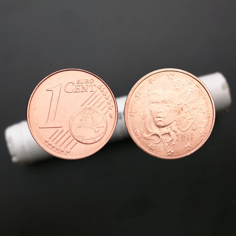 Франция 1 евро центовая монета одна штука случайный год км #1282 UNC