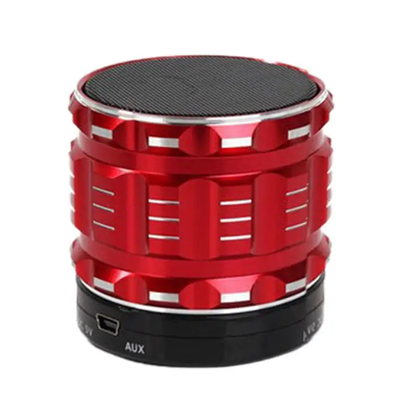 Metal Wireless Bluetooth Speaker Mini Hands-free Dialogue Mobile Phones Tablets Universal Loundspeaker With USB Charging Cable |