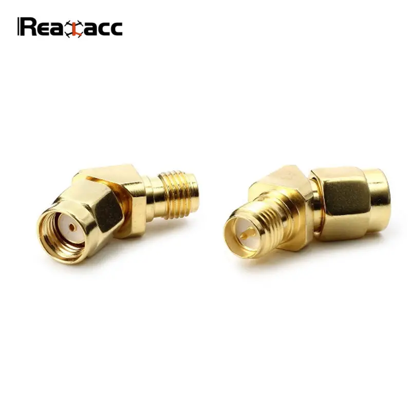 1 шт. Realacc 45 градусов антенна адаптер разъем SMA RP соединение для RX5808 Fatshark очки RC