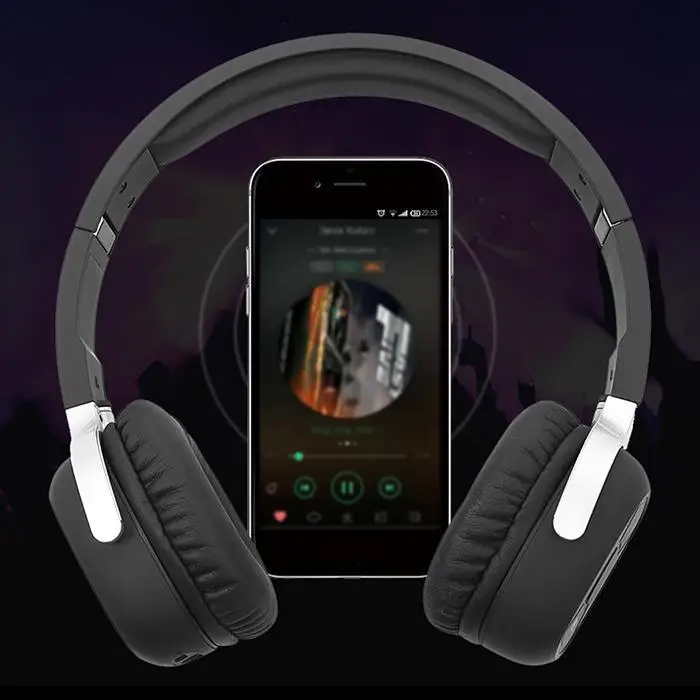 Папка Bluetooth наушников портативные наушники спортивные с микрофоном шагомер кейс