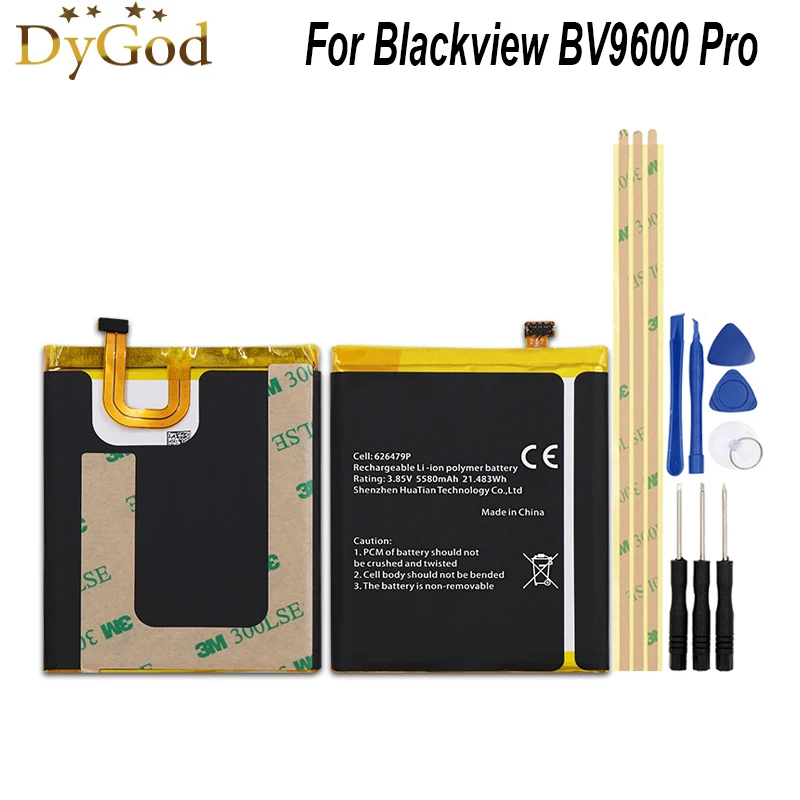 

5580mAh батарея для Blackview BV9600 Pro Высокое качество 3,85 V Высокое качество Замена батареи Мобильный телефон батарея + Инструменты