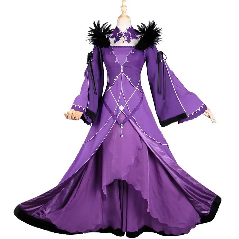 

Fate/Grand Order cosplay Scathach cosplay costume magic dress blue purple clothes beauty fancy dress for girl women Christmas
