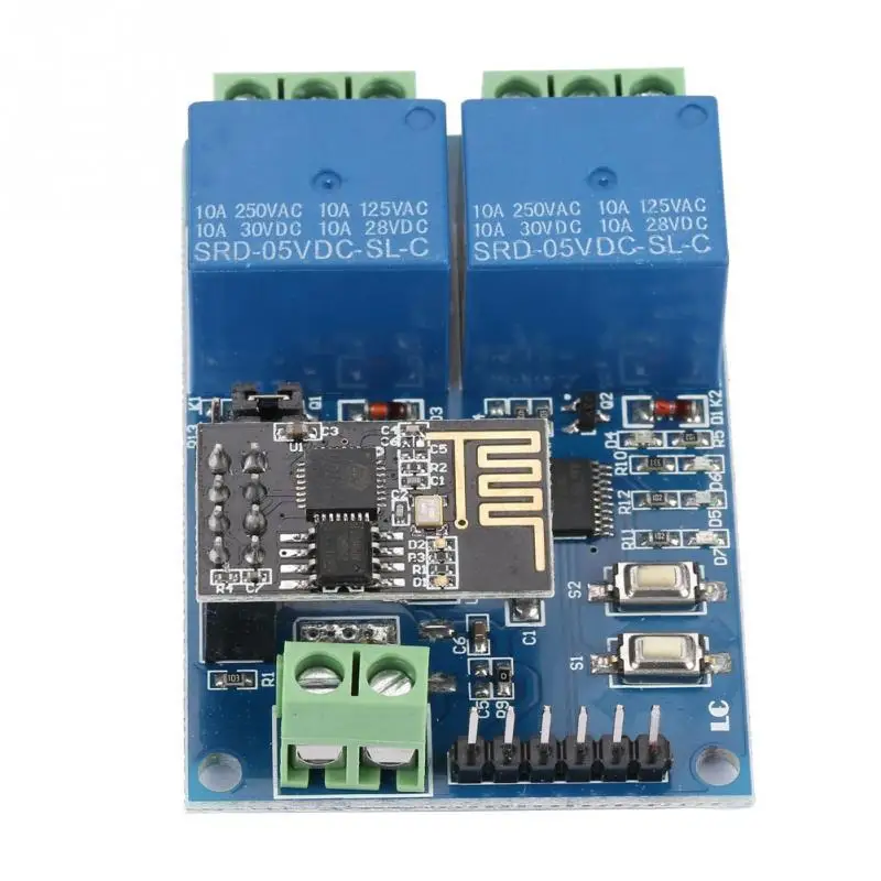 5V ESP8266 Dual Channel WiFi Relay Module IOT Smart Home Phone APP Remote Switch | Обустройство дома