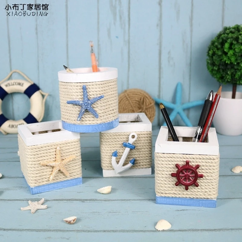 Многофункциональный Средиземноморский Стиль круглая подставка для ручек горшок