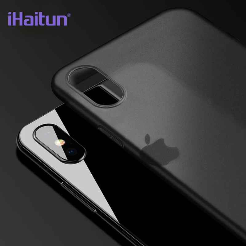 IHaitun роскошный 0 4 мм чехол для телефона iPhone XS MAX XR X s ультра тонкий прозрачный 10 7 8