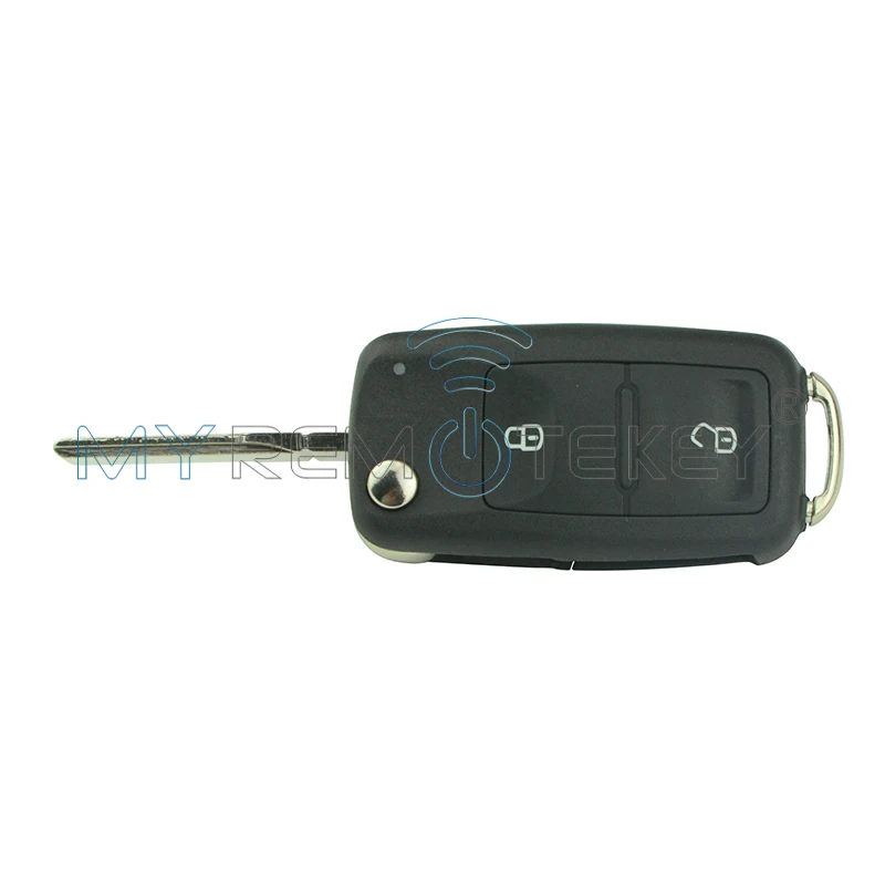 Remtekey Автомобильный Дистанционный ключ для vw passat Jetta HU66 2 кнопки 434 МГц ID48 5K0837202AD