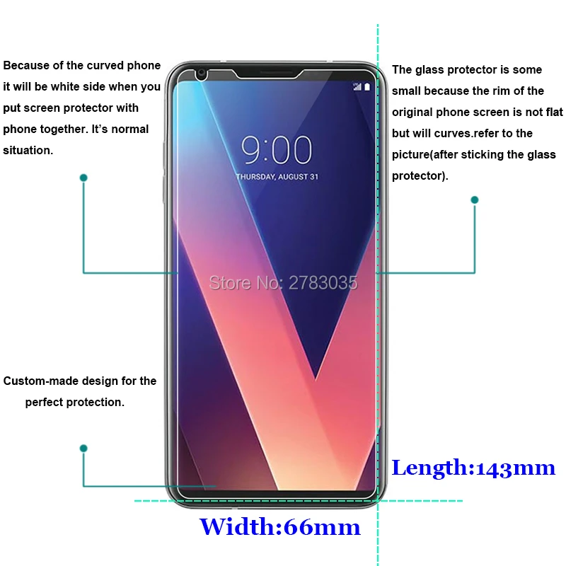 10 шт./лот для LG V30 V30S Plus ThinQ 6 0 дюйма твердость 9H 2.5D ультратонкая закаленная