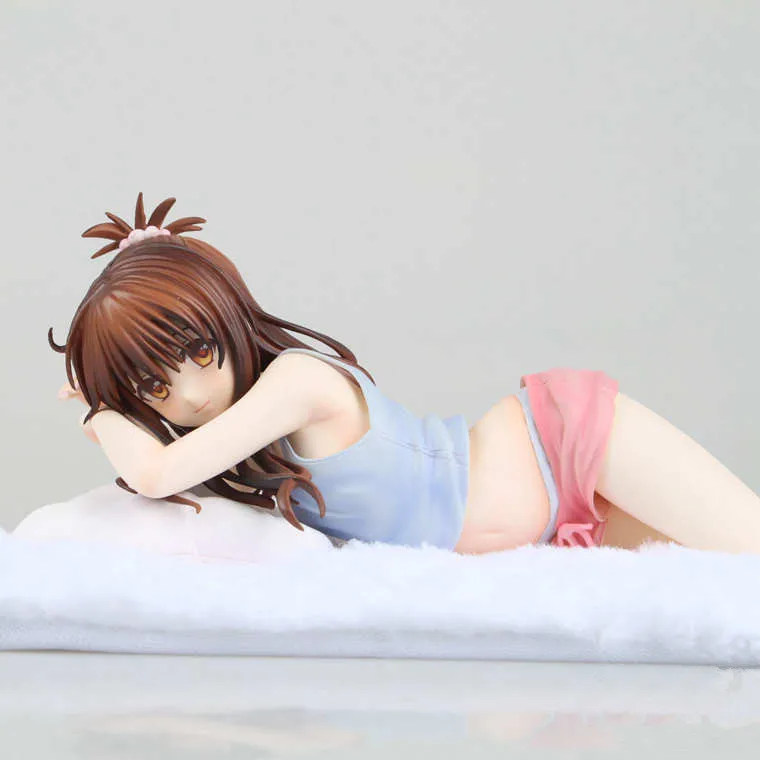 22 см Новое поступление фигурку аниме любить Ru Darkness Юки Mikan лежа версия модели 1/7