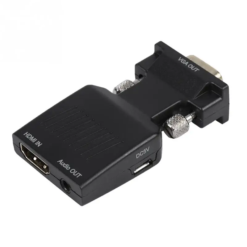 1080P HDMI мама к VGA папа с аудио выход конвертер адаптер Plug and Play |