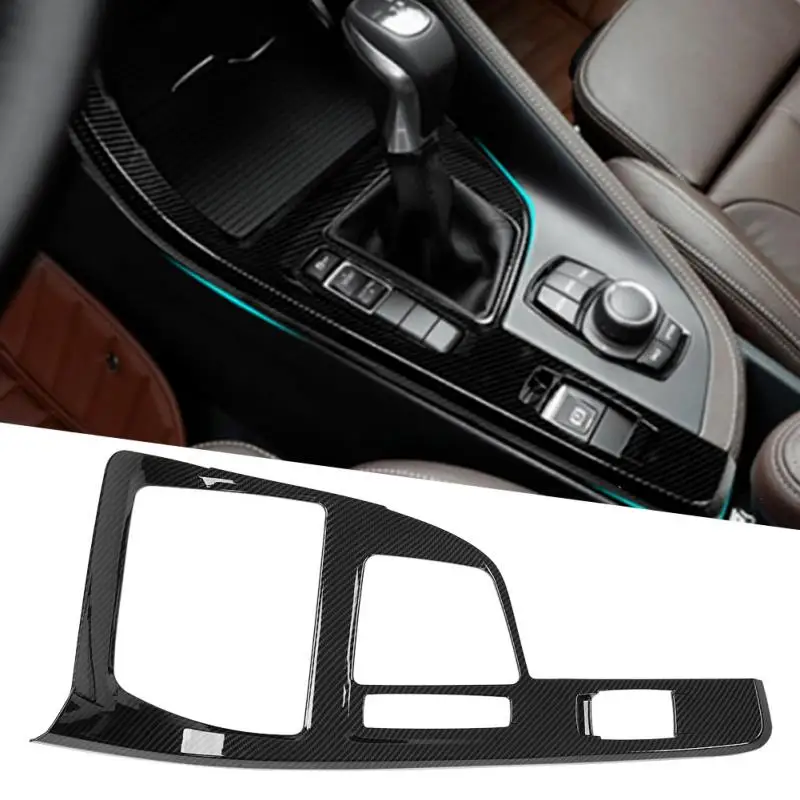 Панельная Накладка для коробки передач обшивка BMW X1 F48 2016 2017 2018 2019 углеродное