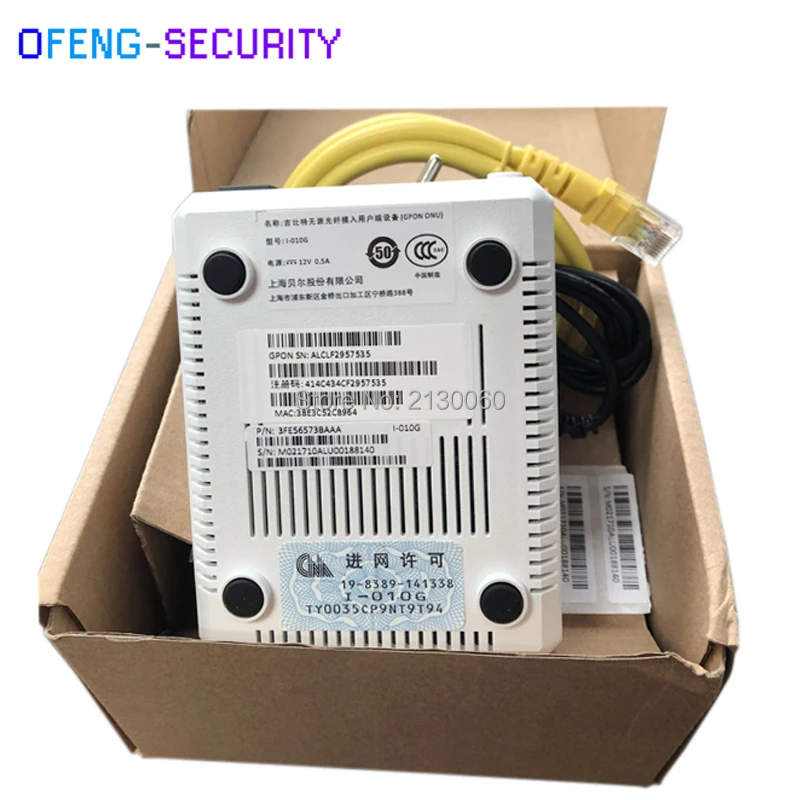3 шт. 1 GE Alcatel Lucent Bell I 010G GPON ONU ONT оптический сетевой терминал Terminal de red optica|Коробки