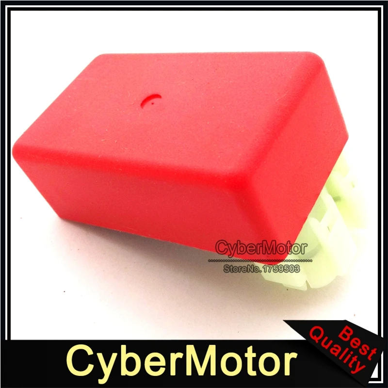 Красный 6 pin AC CDI Коробка зажигания для китайских двигателей GY6 50cc 125cc 150cc Мопед