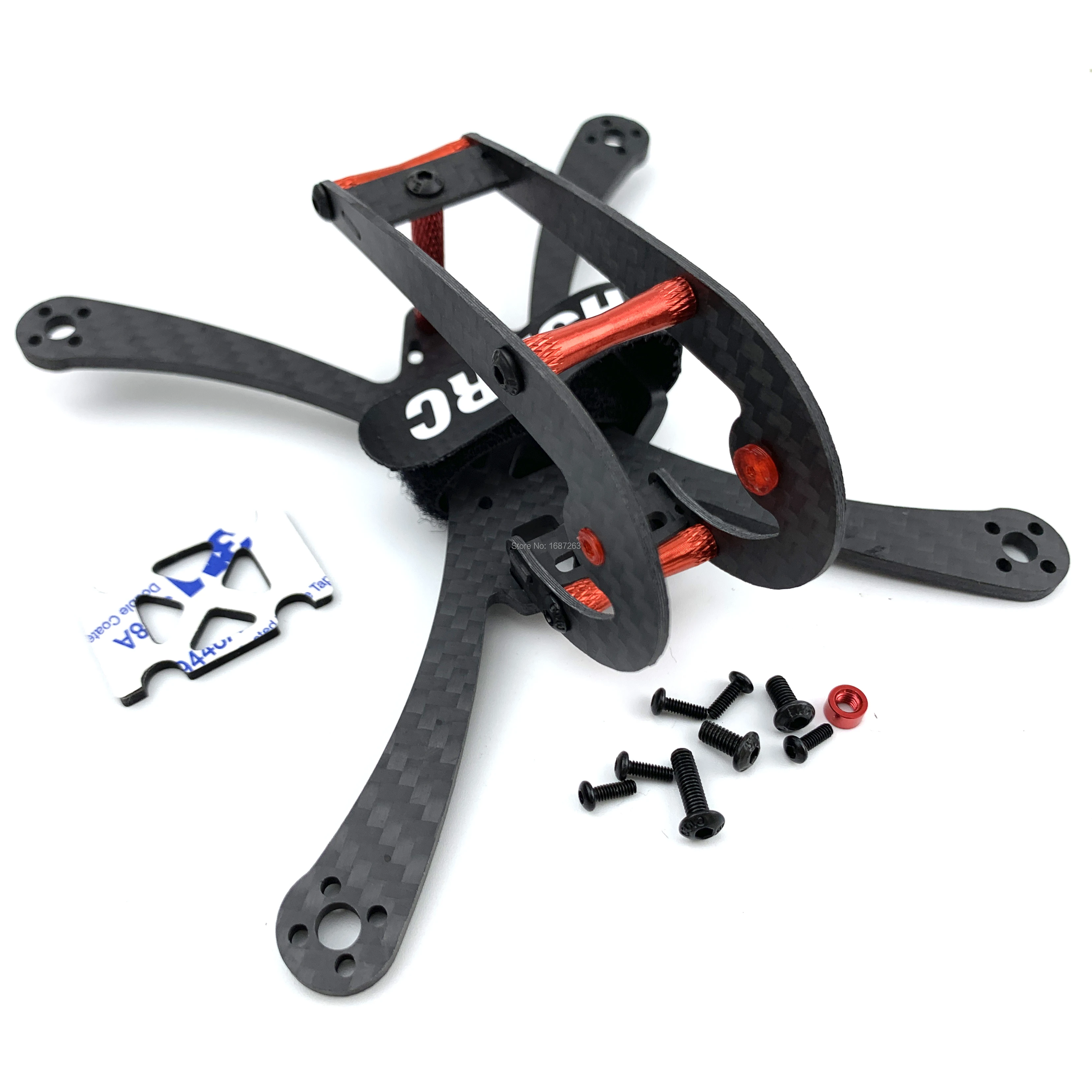 HSKRC 73 # Mini X118 118 мм/X150 150 мм углеродное волокно с 3 рукояткой FPV гоночный Квадрокоптер