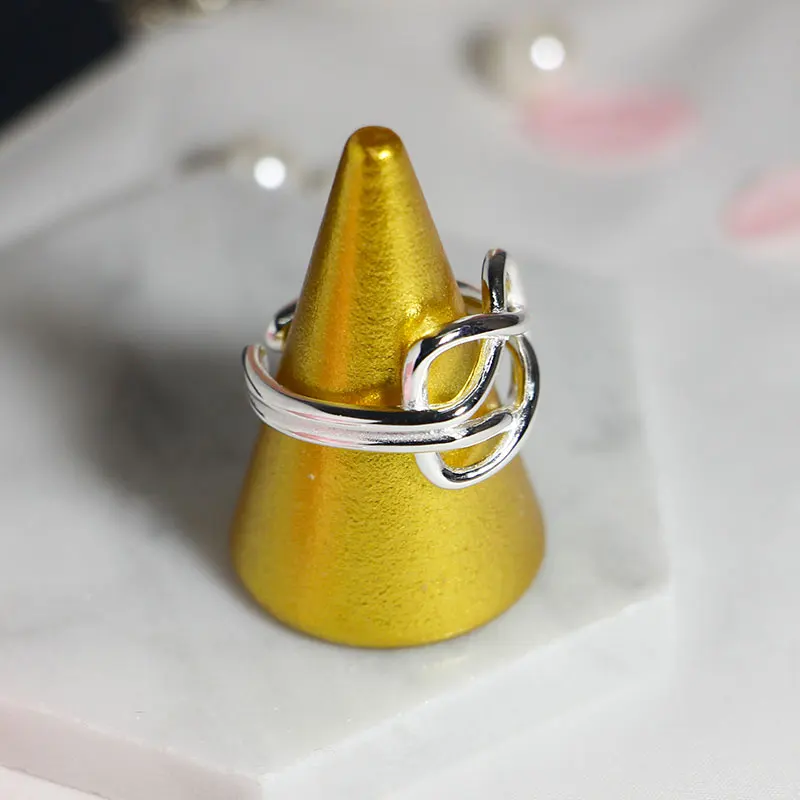 Elegant Quality 925 Rings Adjustable Vintage Sutra Trend Twist Ring Fashion Sterling Silver Jewelry | Украшения и аксессуары