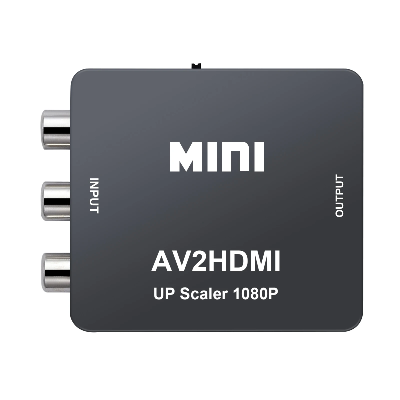 LiNKFOR Mini AV к HDMI видео аудио конвертер с Аудио Видео кабелем RCA Поддержка PAL/NTSC