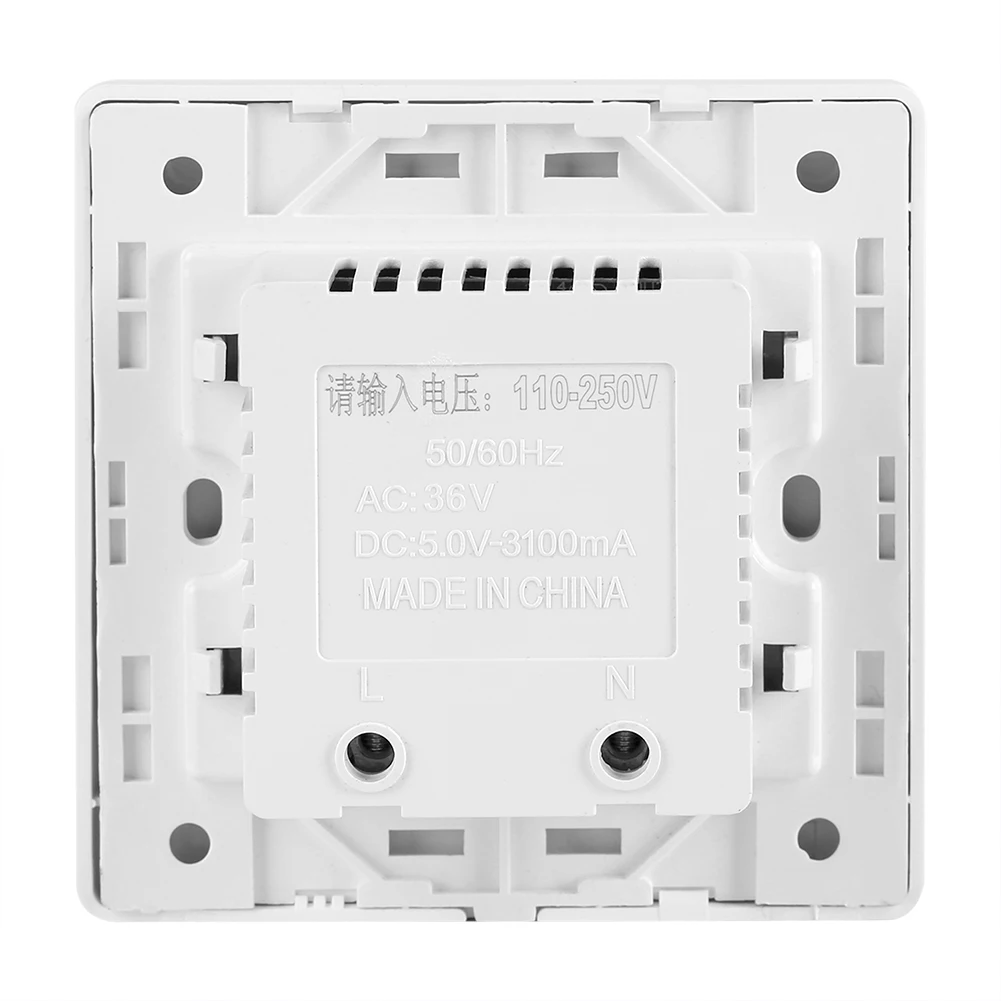 4 порта USB DC 5V домашняя офисная электрическая настенная розетка панель зарядное