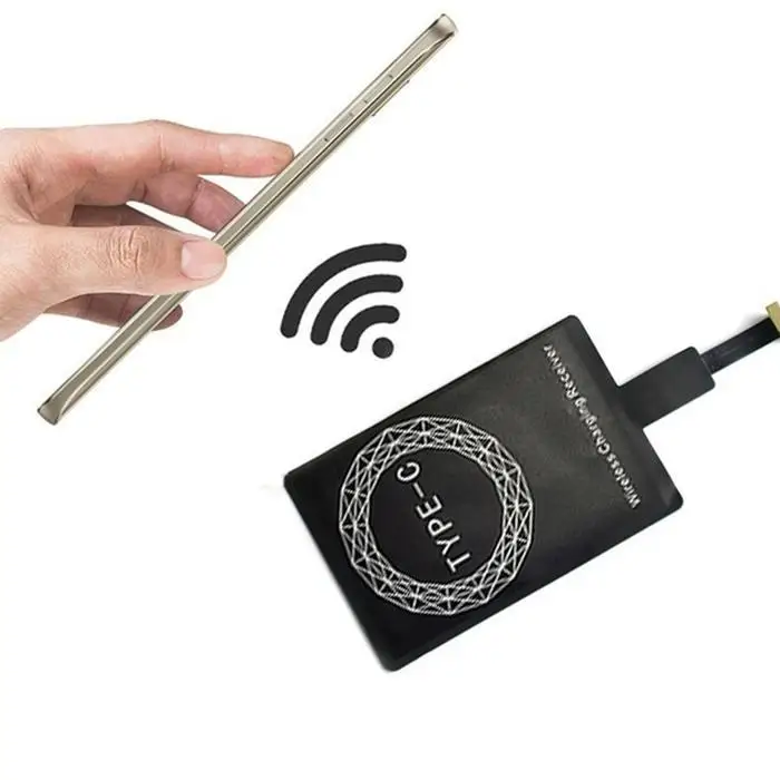 Portable Wireless Charging Receiver Charger Kit Pad For Type Anywhere You Need C Mobile Black Phone | Мобильные телефоны и