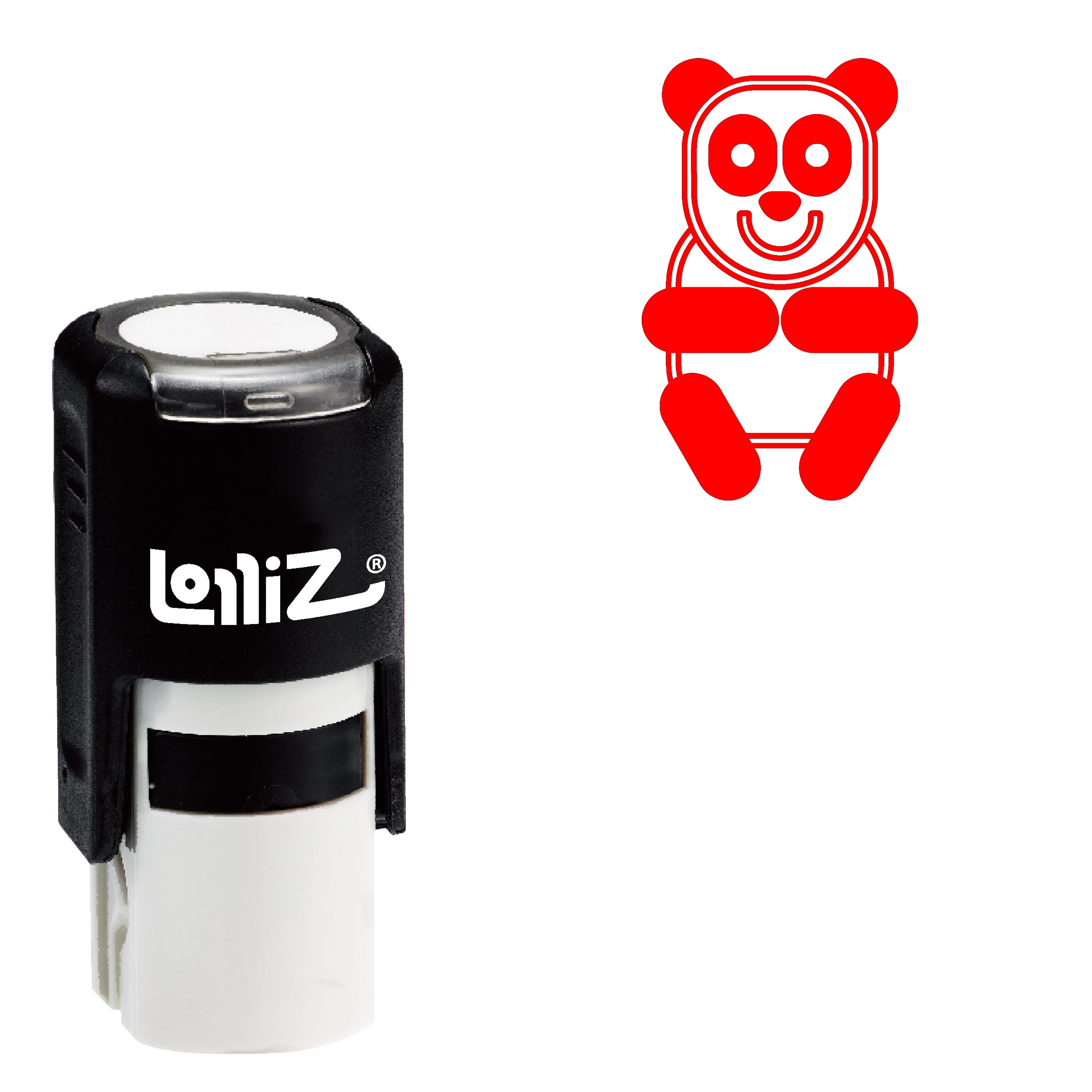 

LolliZ Biomorphic Animal Symbol Series Design #20 Self-Inking Rubber Stamp