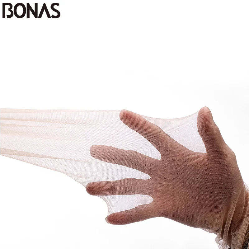BONAS колготки с Т образной промежностью 6 шт. 15D Нескользящие плотные сексуальные