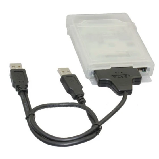 USB 2 0 для SATA 15 + 7 22P кабель адаптера 5 &quotHDD SSD жесткий диск ноутбука Чехол черный |