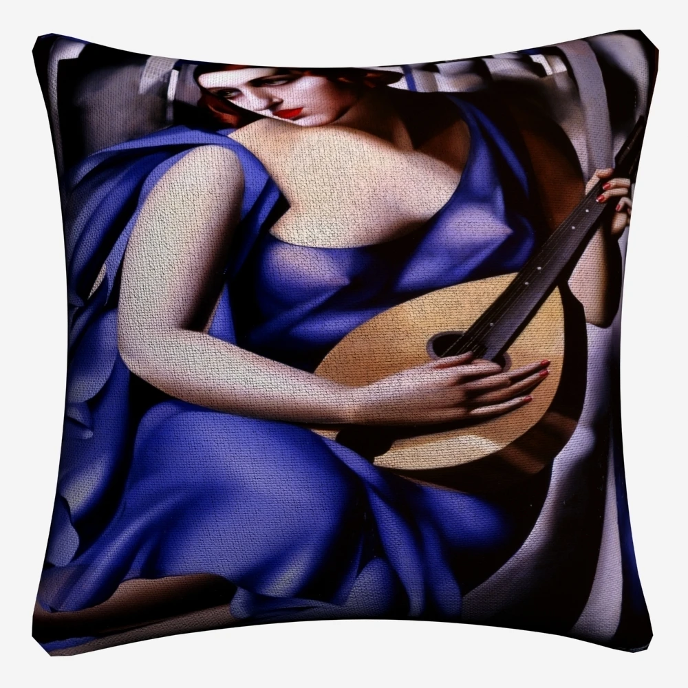 Tamara De Lempicka Abstract Women Decorative Cotton Linen Cushion Cover 45x45cm For Sofa Chair Pillowcase Home Decor Almofada | Дом и сад