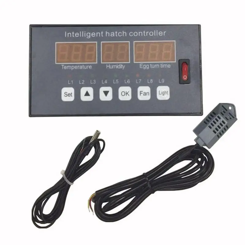 

XM-16 Multifunction Incubator Controller Egg Hatcher Incubator Control System Fan Switch Automatic Temperature Humidity Sensor
