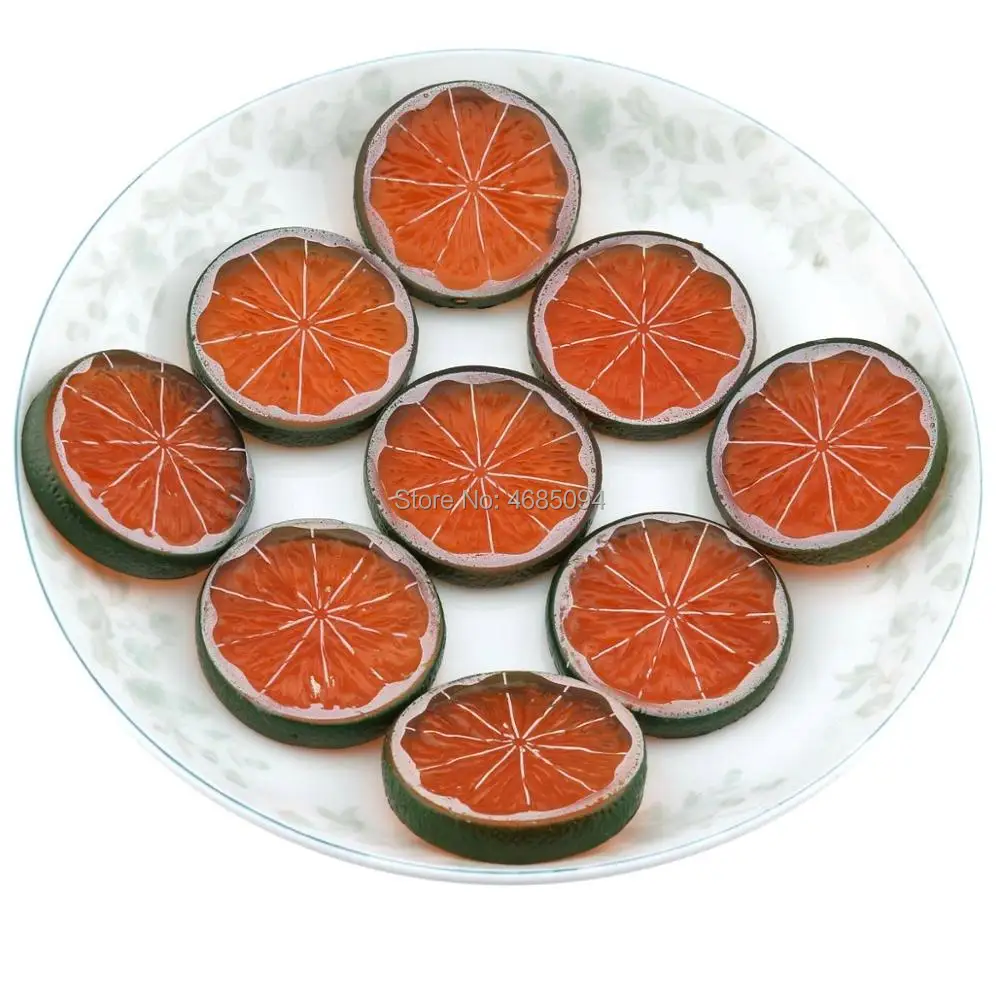 

Gresorth 8 PCS Artificial Grapefruit Slice Fake Fruits Slices Decoration Photography Props