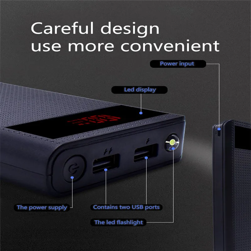 Power Bank 20000 mAh для Xiaomi Mi 2 LD power портативное зарядное устройство Внешняя батарея iPhone