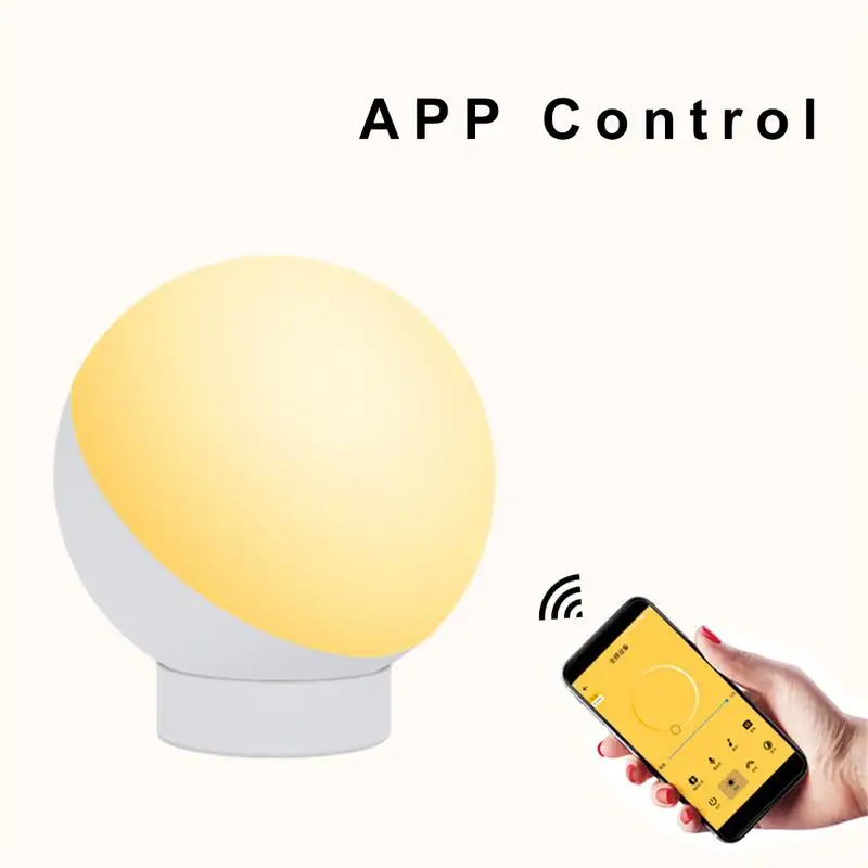 Светодиодная настольная лампа Smart Wifi с голосовым управлением светодиодный