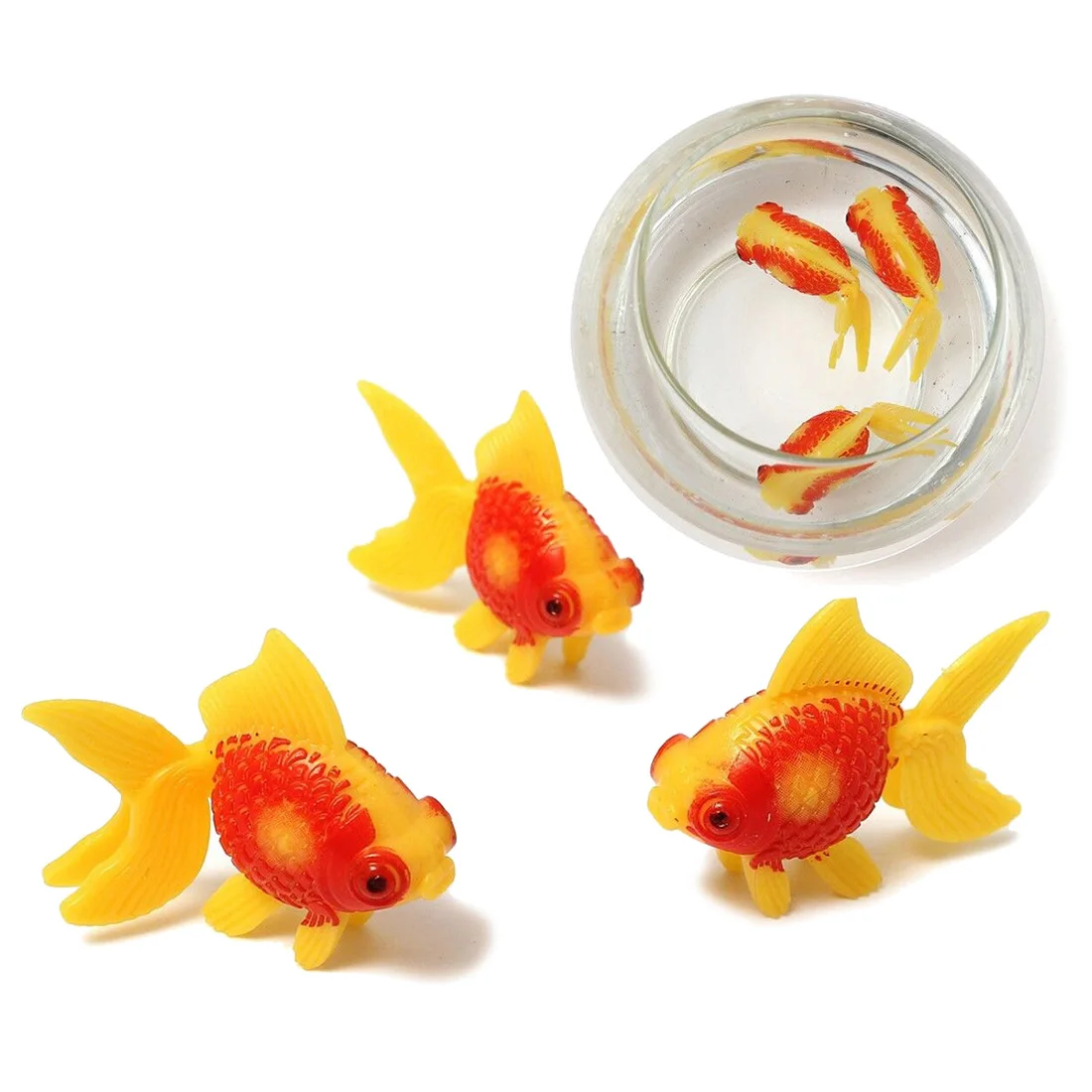 3PCS Aquarium Tank Plastic Artificial Swimming Fake Fish Ornament Decoration New | Дом и сад