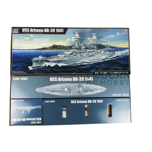 Trumpeter 1/200 03701 USS BB 39 Arizona Warship 1941 модель комплект статического линкор TH05337 SMT2|Наборы