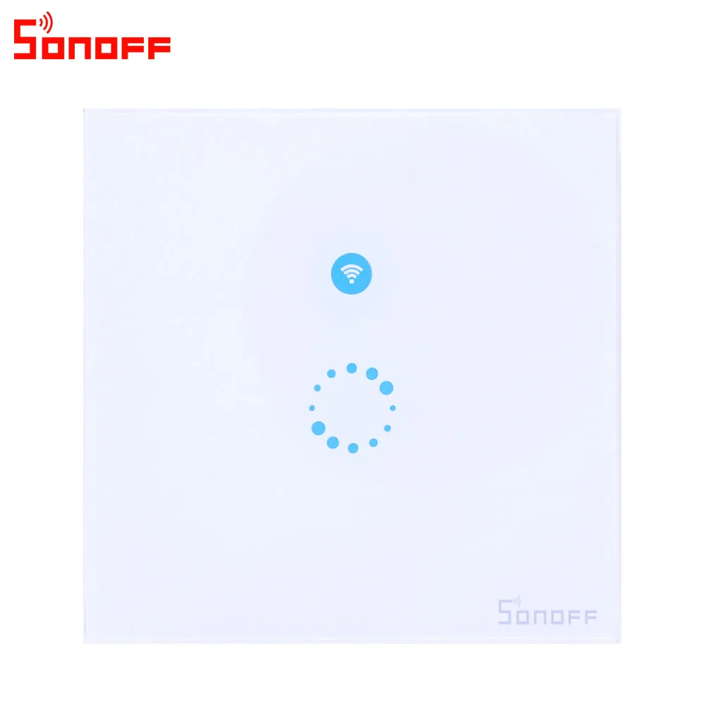 Itead Smart Wifi настенный сенсорный выключатель 1 банда способ Беспроводное