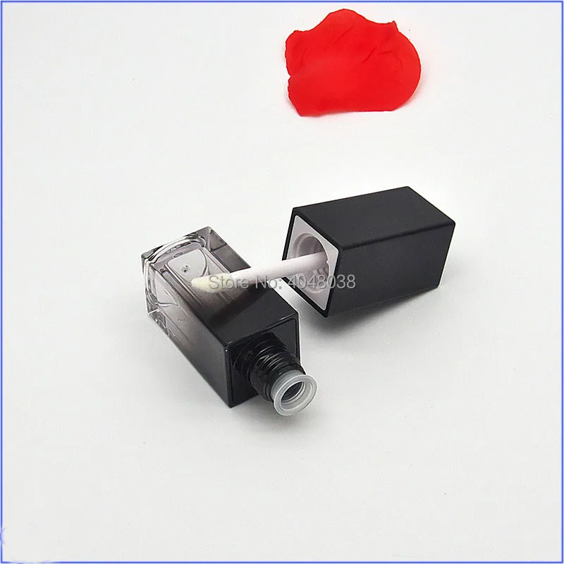 30 шт. квадратный бальзам для губ пустая трубка блеск контейнер градиент черный 5