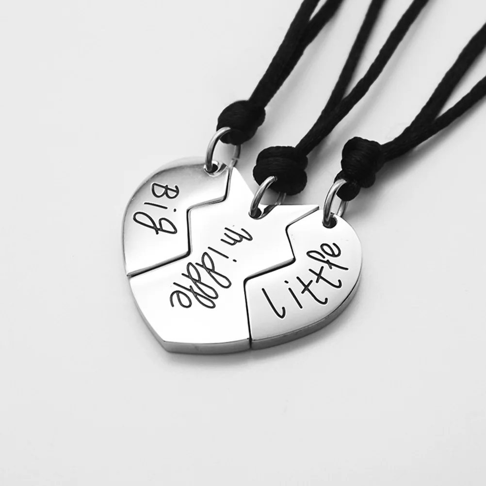 Головоломка Сердце Кулон Ожерелье Женщины сестры лучшие друзья навсегда