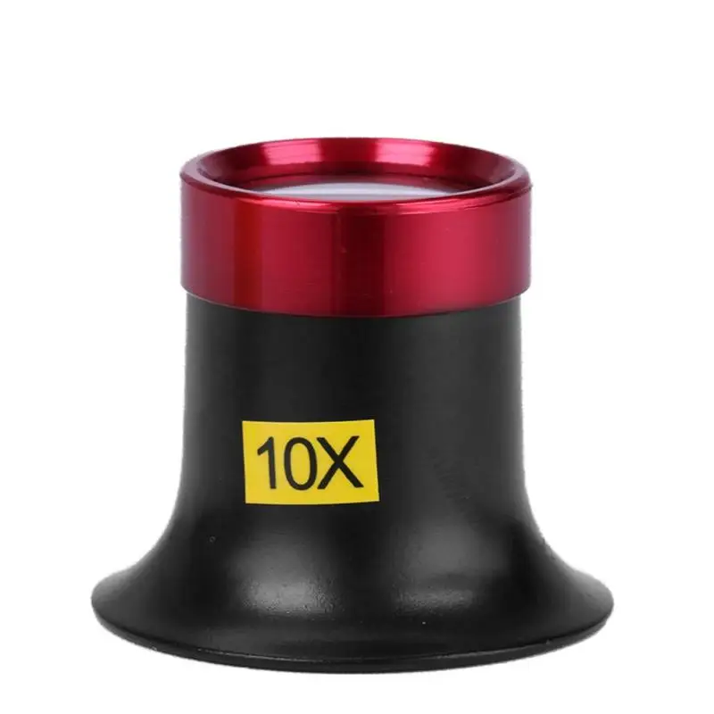 Инструменты для ремонта часов 10X металлическое монокулярное стекло ювелирное
