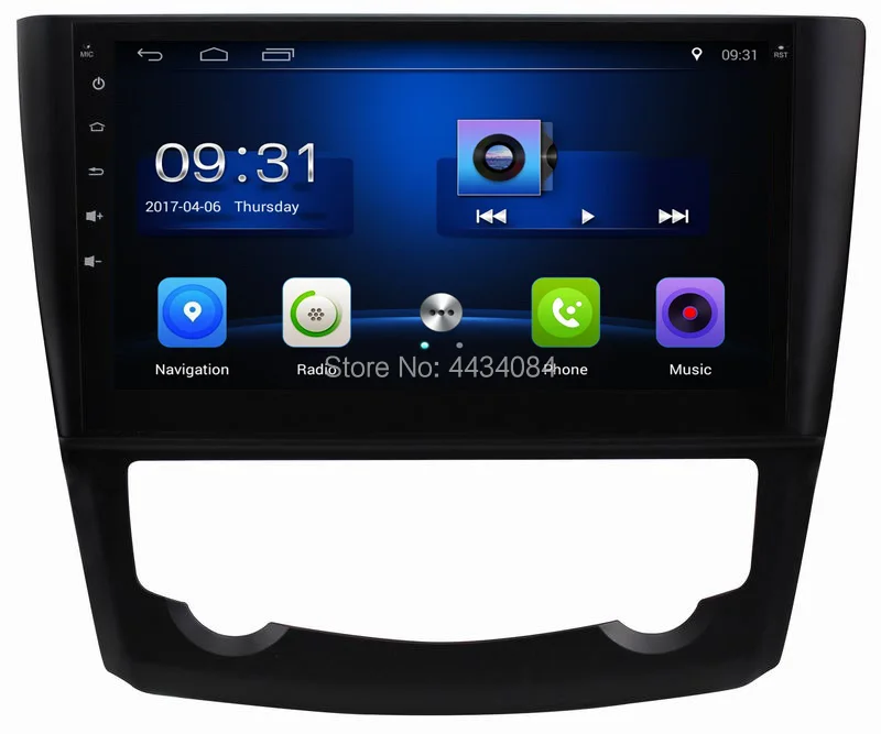 Автомобильный стереоусилитель Ouchuangbo с сенсорным gps для Renault Kadjar 2016 поддержка USB SWC
