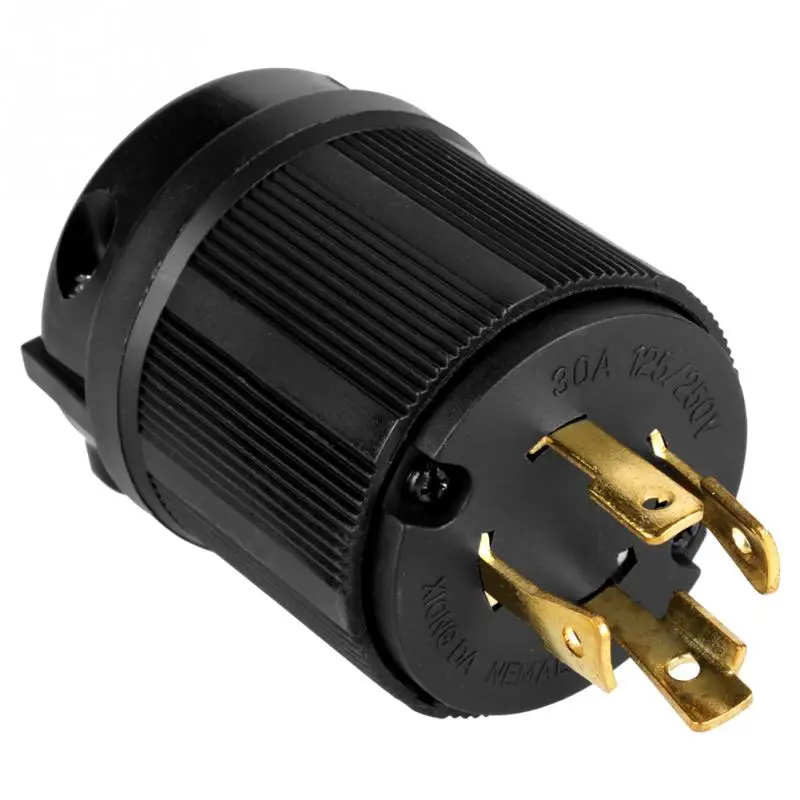 Переменный ток 125 в 250 30A 4 Pin NEMA L14 30 генератор RV штепсельная розетка для мужчин и