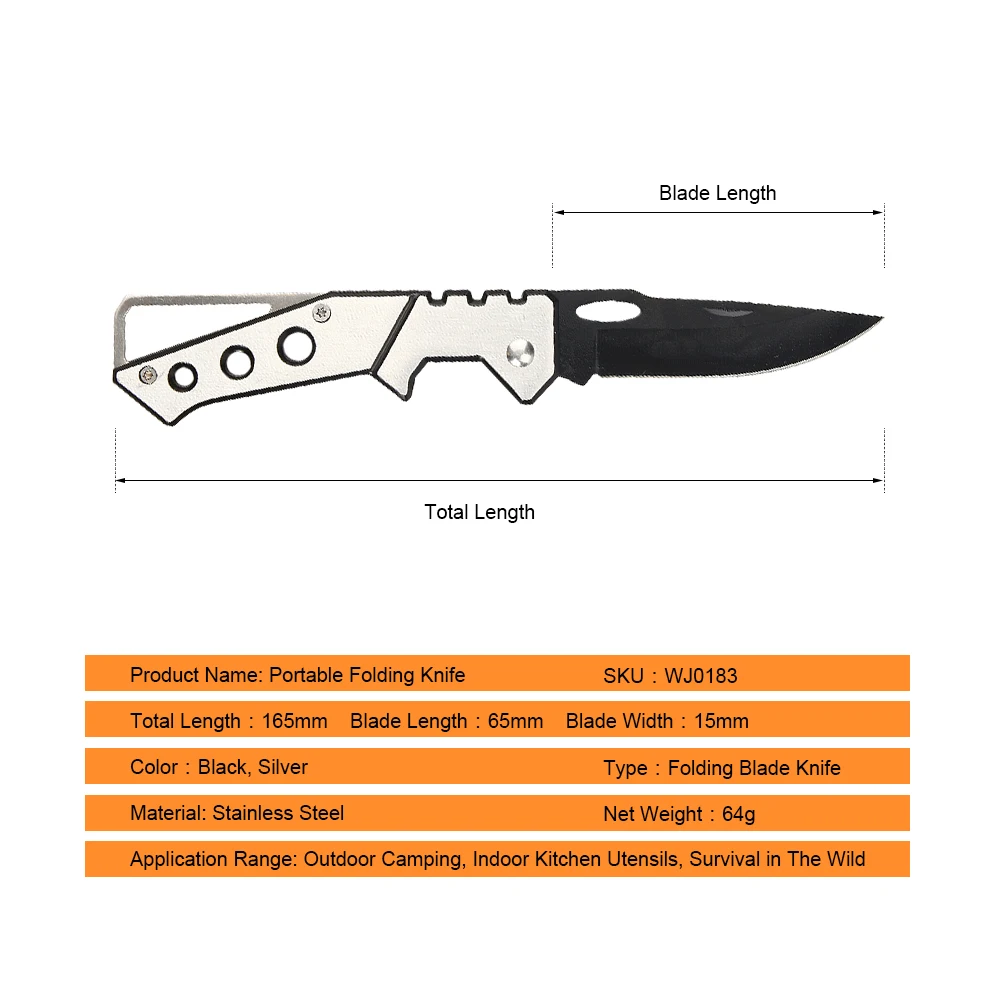 JelBo Karambit портативный складной нож с ручкой из нержавеющей стали для кемпинга