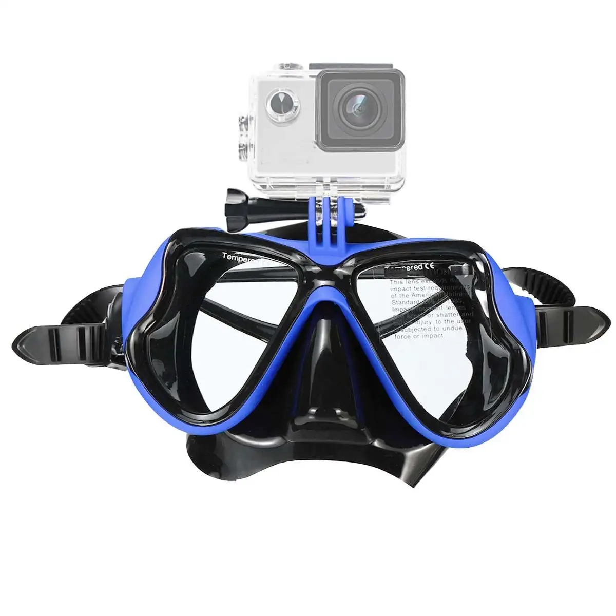 Professional Scuba Diving Mask Anti-fog Snorkel Swimming Goggles Glasses for GoPro Little ant Sports Camera Underwater Parts | Спорт и