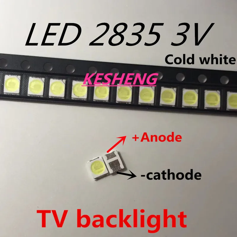 Jufei 1 Вт 2835 3 в SMD светодиодный 3528 88 лм bianco Freddo Per La TV/LCD Retroilluminazione аппликатор 1000 шт. |