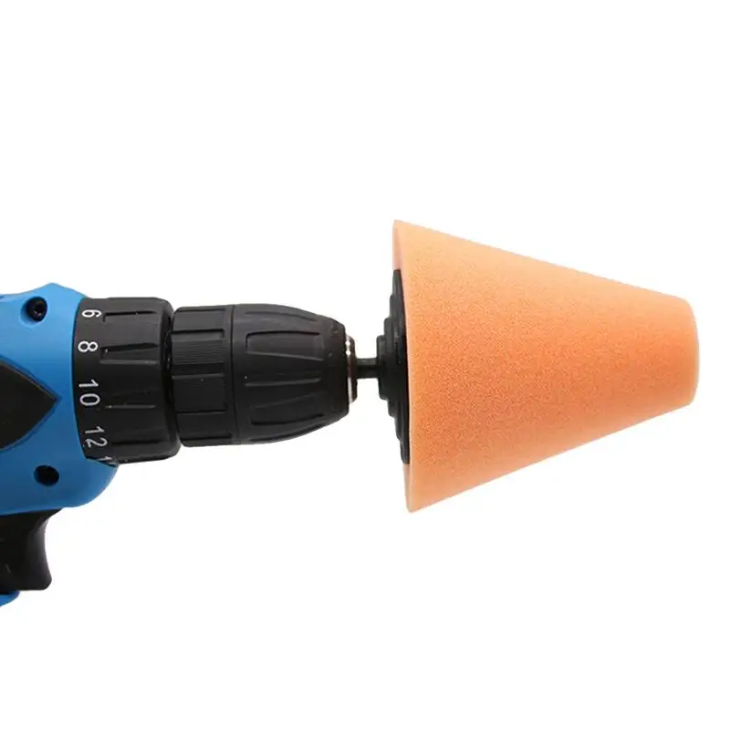 Полезная полирующая пена конусовидный спонж полировочные колодки для ступицы