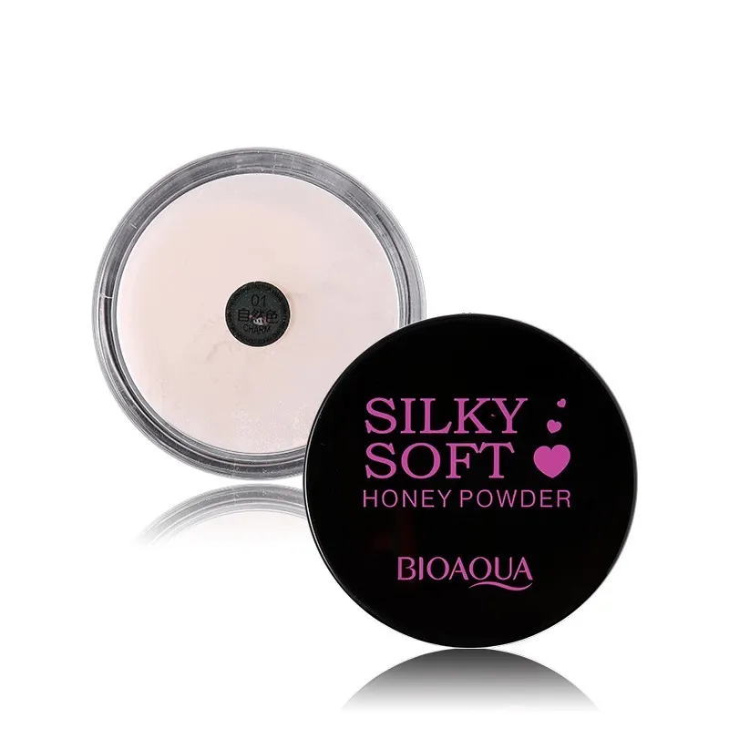 BIOAQUA Brand Loose Powder Whitening Soft Light Silk Face Concealer Skin Finish Translucent Matte Foundation Make Up Set |